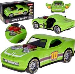 Športni dirkalni avtomobilček z lučmi in zvoki, z odpiralnimi vrati