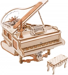Lesena glasbena skrinjica Čarobni klavir