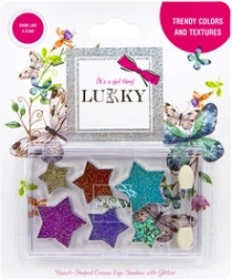 Lukky bleščeča kremna senčila za oči z aplikatorjem