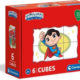 CLEMENTONI Play For Future Slikovne kocke Superprijatelji, 6 kock