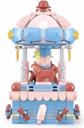 Sluban vrtiljak z živalco – kužek, sestavljanka