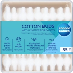 Vatirane palčke z omejevalnikom za otroke CANPOL BABIES, papirnate, 55 kos