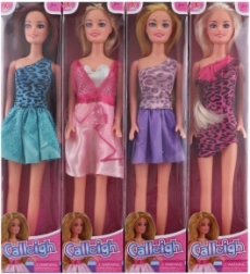 Členkasta punčka 29 cm z dolgimi lasmi