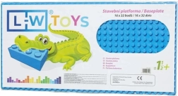 Modra podlaga za sestavljanje Junior 16×32 čepkov