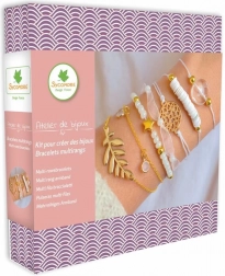 Izdelava nakita – večvrstne zapestnice z biserno matico za dekleta