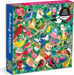 Puzzle Mudpuppy Ptičji svet 500 kosov