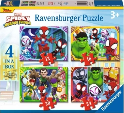 Puzzle RAVENSBURGER Spidey in njegovi čudoviti prijatelji 4v1