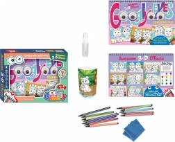 Pobarvanke s 3D očali za večkratno uporabo