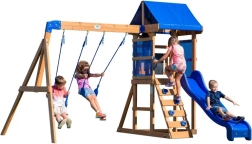 Leseno igrišče Aurora Domek s toboganom