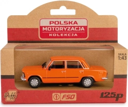 Model avtomobila Fiat 125p - oranžen