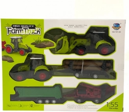 Igralni set traktor s prikolico in dodatki