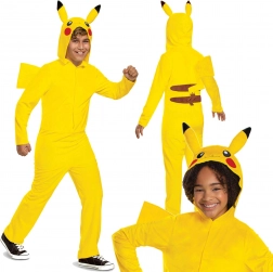Otroški kostum POKEMON Pikachu kigurumi (10–12 let, 137–149 cm)