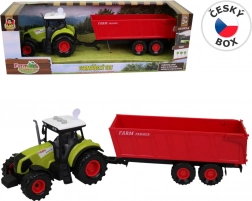 Traktor s prikolico z lučjo in zvokom