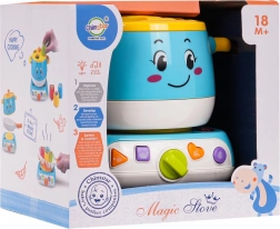 Interaktivni štedilnik s loncem in razvrščevalnikom oblik