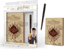 Harry Potter blok z čarovniško palico Mape nagajivcev