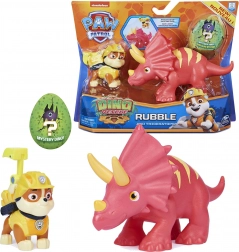 Paw Patrol Dino Rescue – figurica Rubble in triceratops s presenečenjem