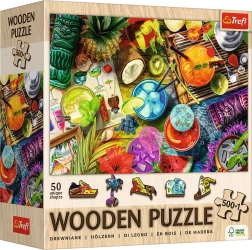 TREFL Lesene puzzle Barviti koktajli 501 kosov
