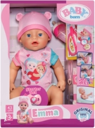 Interaktivna lutka Baby Born Emma 43 cm z dodatki