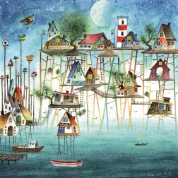 Sestavljanka Pier City 1023 koščkov MAGNOLIA