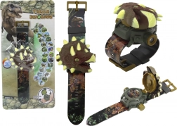 Otroška ura s 3D projekcijo dinozavrskih motivov
