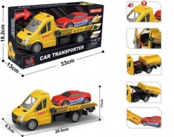 vlečno vozilo z dirkalnim avtom s svetlobnimi in zvočnimi učinki