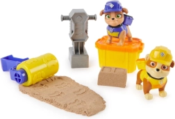 Psi Patrol Rubble & Crew gradbeni komplet Rubble in Mix s peskom Kinetic Sand in dodatki