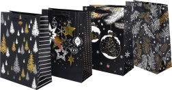 Darilna vrečka z božičnim motivom