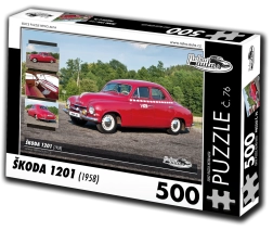 Puzzle RETRO-AVTOMOBILI Škoda 1201 (1958), 500 koščkov