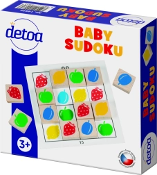 Otroško sudoku z lesenimi ploščicami