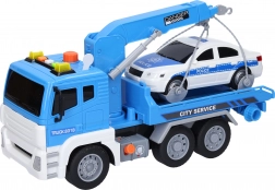 Vlekač z avtom in učinki