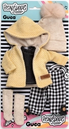 Guca oblačila za punčko Penelope 34 cm – 5-delni komplet