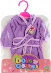 Oblačila – kopalni plašč za punčko 36–46 cm