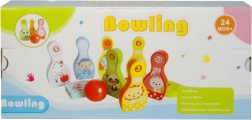 Wooden bowling set for children
