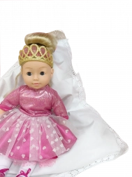 Punčka Bambolina Molly princesa s 3 pesmicami