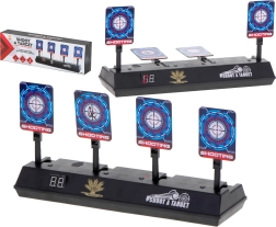 Elektronska strelska tarča s 4 cilji z digitalnim števcem