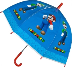 prozoren ročni dežnik Super Mario
