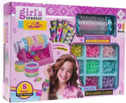 Komplet za izdelavo zapestnic s statvom in pripomočki