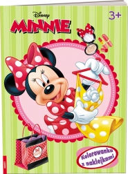 Disney Minnie Mouse pobarvanke s nalepkami