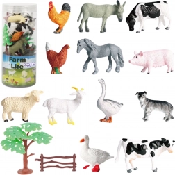 WOOPIE komplet figuric kmetija za otroke, 17 delov