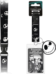 Nightmare Before Christmas Lanyard with Transparent Card Holder
