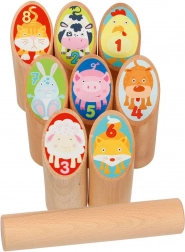 Vikinška igra kubb – živalice