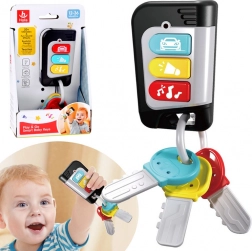 Interaktivni otroški avtomobilski ključi z daljinskim upravljalnikom z zvoki in melodijami