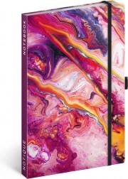 Notique črtasti zvezek marble 13 × 21 cm