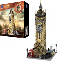 Konstrukcijski komplet Pantasy Steampunk urna stolpnica Big Ben, 2424 koščkov