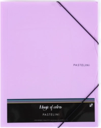 Mapa z elastiko A4 PASTELINI vijolična