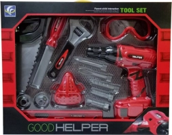 Komplet za male mojstre – orodje z akumulatorskim vrtalnikom