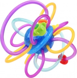 Senzorični grizalnik za dojenčke z ropotuljico – A