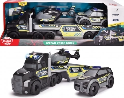 Dickie Toys SOS vlečni tovornjak s ploščadjo in reševalnimi vozili