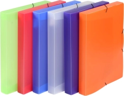 Arhivski škatla A4 iz PP z elastiko Opaline (mešanica barv)