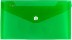 Pisalni ovitek z gumbom DL Opaline, zelen